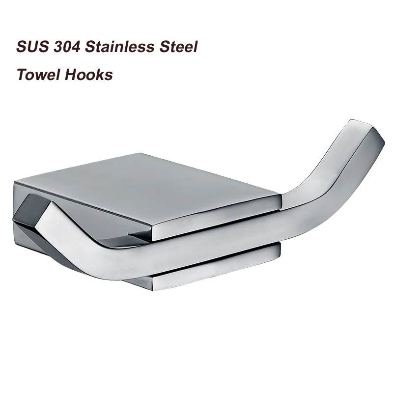 1 шт. Роскошные крючки для полотенец из нержавеющей стали SUS 304 настенное