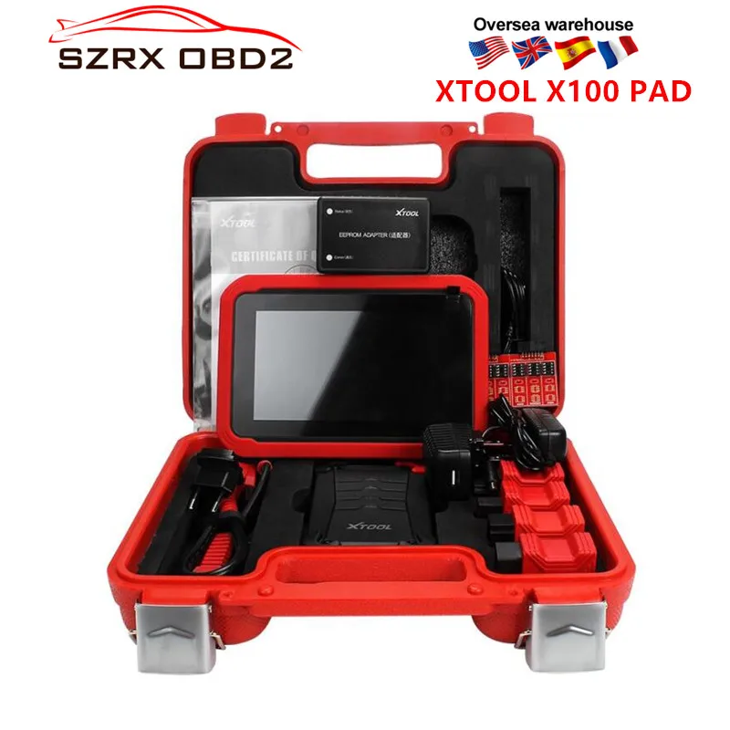 Диагностический инструмент XTOOL PAD Профессиональный автоматический Ключ Программист X100 PAD со специальной функцией бесплатное обновление онлайн срок службы