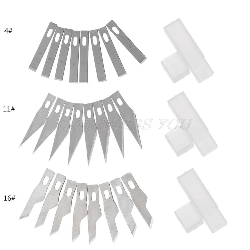 8 шт./компл. Гравировка Ремесло скульптурный нож замена лезвия для резьбы по