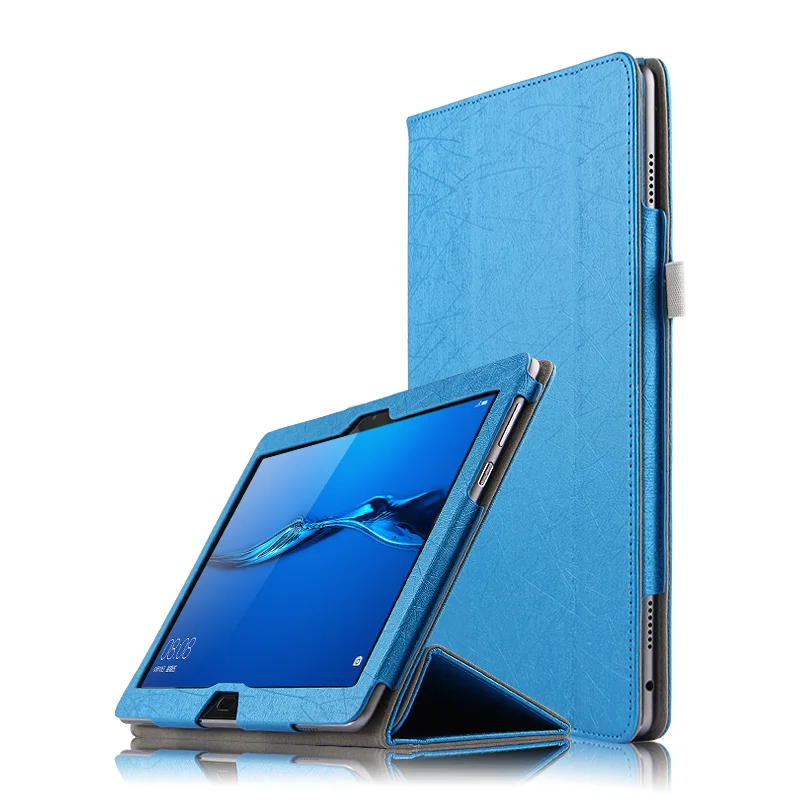 blue gsw Чехол для huawei MediaPad M3 lite 10 BAH-W09 AL00 L09 10,", защитный кожаный чехол для планшета M3 Youth Edition, защитный чехол из искусственной кожи - Цвет: blue gsw