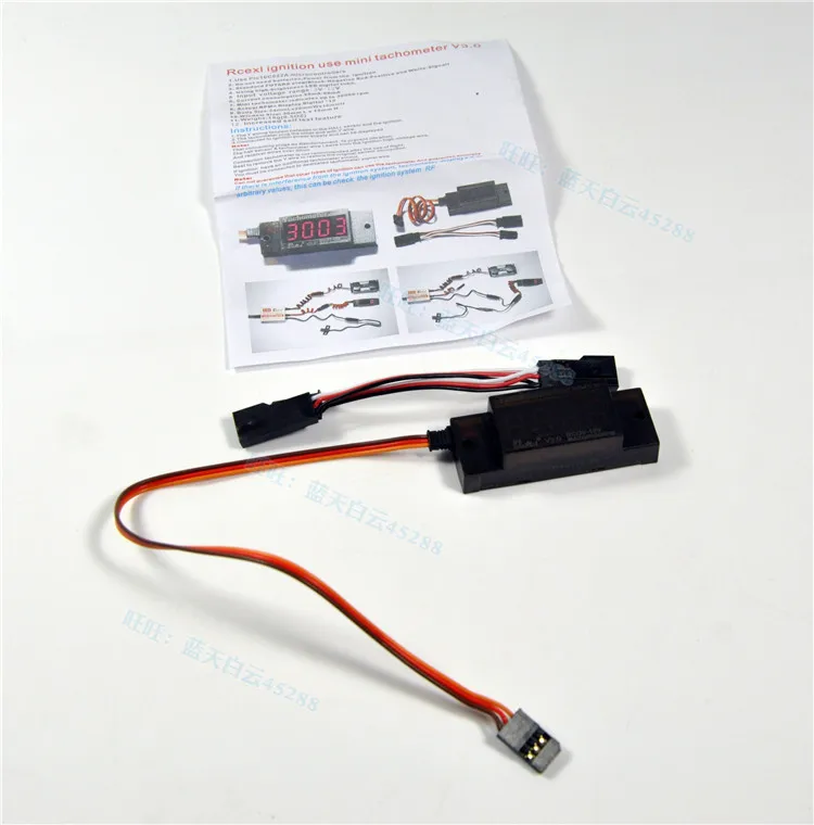 Rcexl зажигание мини Тахометр V3.0 революционный метр для RC CDI бензиновый газовый двигатель