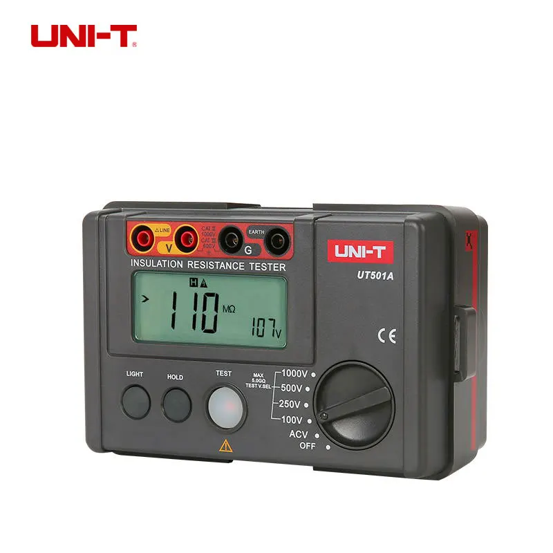 UNI T UT501A измерители сопротивления изоляции Автоматический диапазон Lcd подсветка
