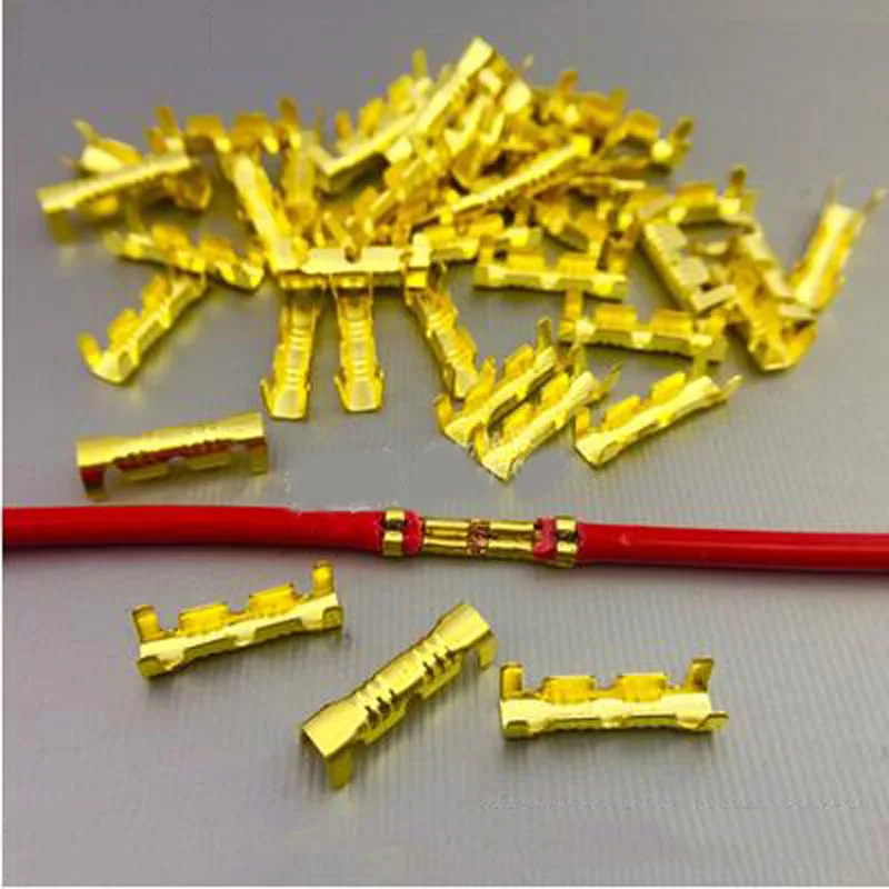Быстрый холодный концевой соединитель 50 шт. пряжка проводки стыковое соединение