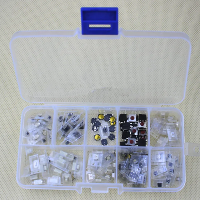 Высокое качество 9 типов тактильных кнопочных переключателей ключи для