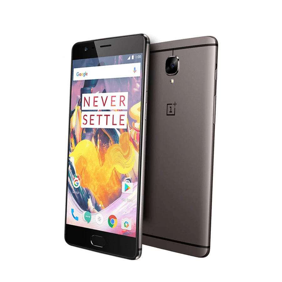 Oneplus 3T A3010 4 аппарат не привязан к оператору сотовой связи мобильный телефон 5,5 дюймов 6 ГБ Оперативная память 128 Гб Встроенная память Snapdragon 821 Dual SIM Google Play смарт-чехол для телефона
