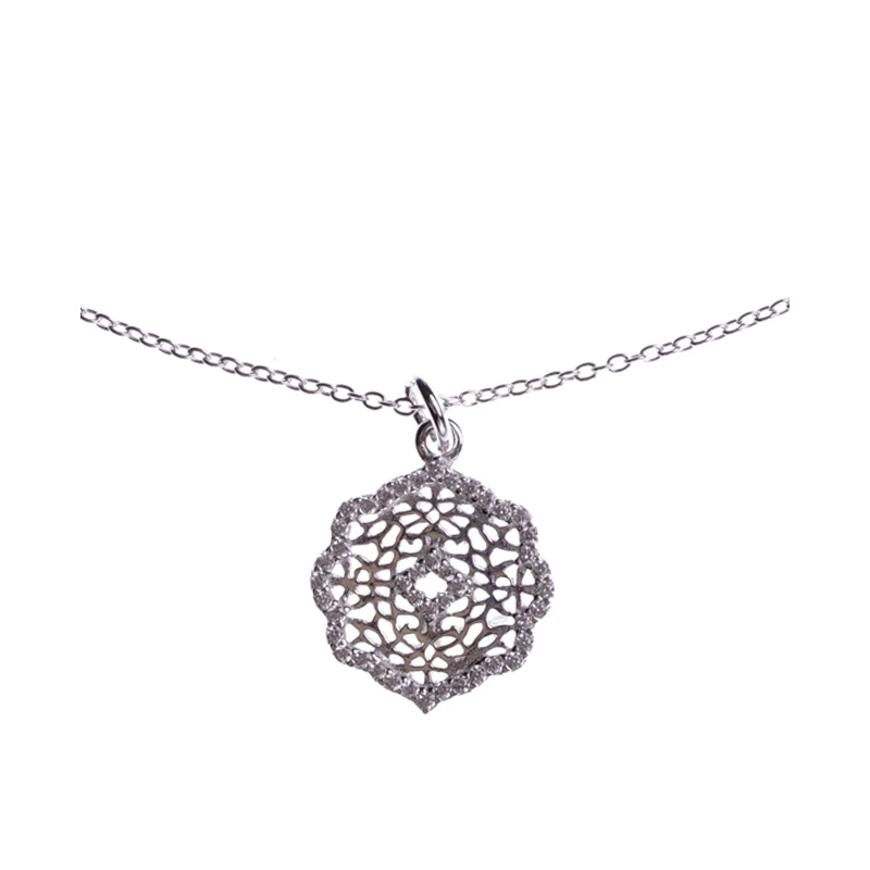 Бутик amorita silver925 фианиты маленький кулон ожерелья | Украшения и аксессуары