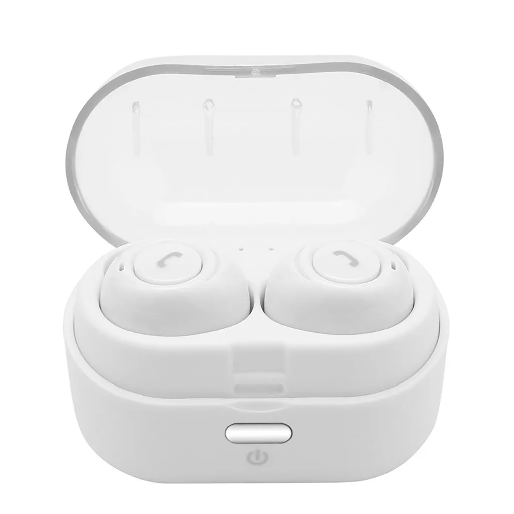 Беспроводная bluetooth гарнитура VOBERRY Mini TWS стерео наушники с микрофоном зарядный