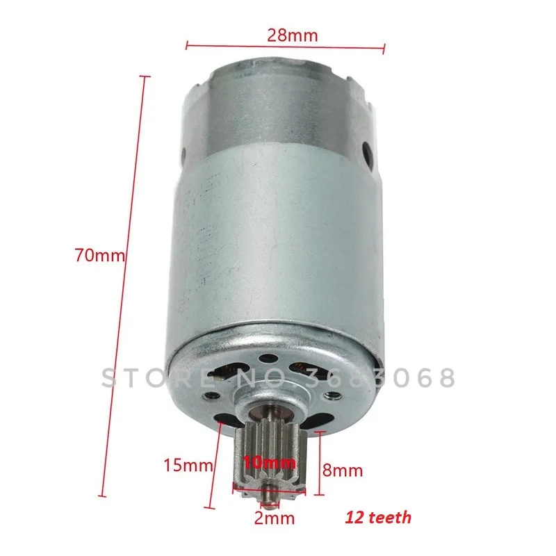 390 Детский электромобиль Шестерни коробка с мотором, 12V 6V мотор с Шестерни коробка, Детская Езда на машине детское транспортное средство Запчасти для авто - Цвет: 390 6V Only Motor