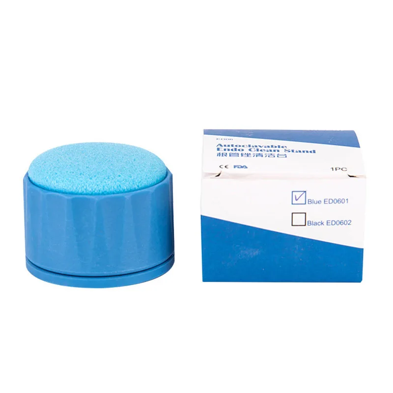 Стоматологическая лаборатория Autoclavable endo clean stand Dental Bur Holder box с губчатой