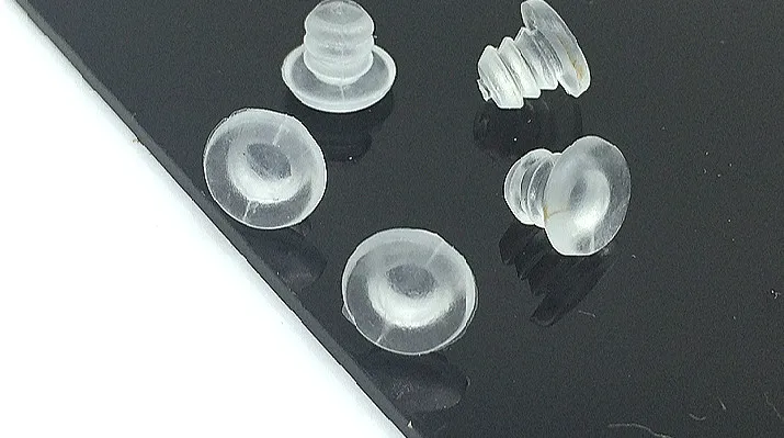 Прозрачная Противоударная бусина коллоидная плита монтаж на шпильке эластичная