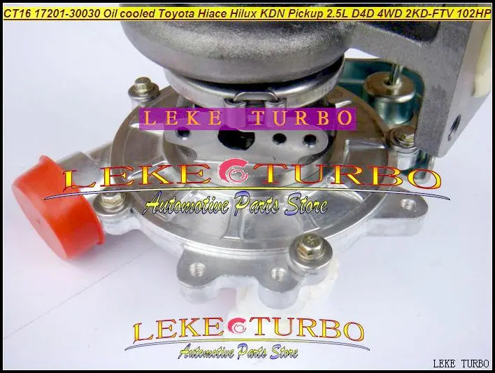 Free Ship CT16 17201-30030 Oil Cool Turbo Turbocharger For TOYOTA Hi-ace Hi-lux Hiace Hilux KDN Pickup 4WD 2KD 2KD-FTV 2.5L D-4D |