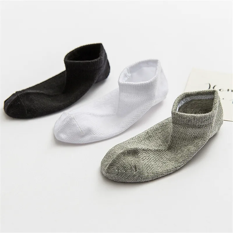 Calcetines de algod&oacute;n con dibujos animados para ni&ntilde;o y ni&ntilde;a, medias de malla transpirables para ni&ntilde;os de 1 a 12 a&ntilde;os, 5 par/lote, novedad de verano CN-4