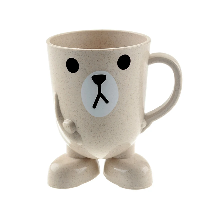 1 шт. Милая мультяшная чашка для молока и кофе детская мытья красная ванной
