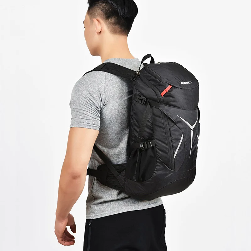 

Foldable Backpack Cycling Rucksack Bag Outdoor Waterproof Bag Camping Hiking Handy Travel Daypack with Rain Cover