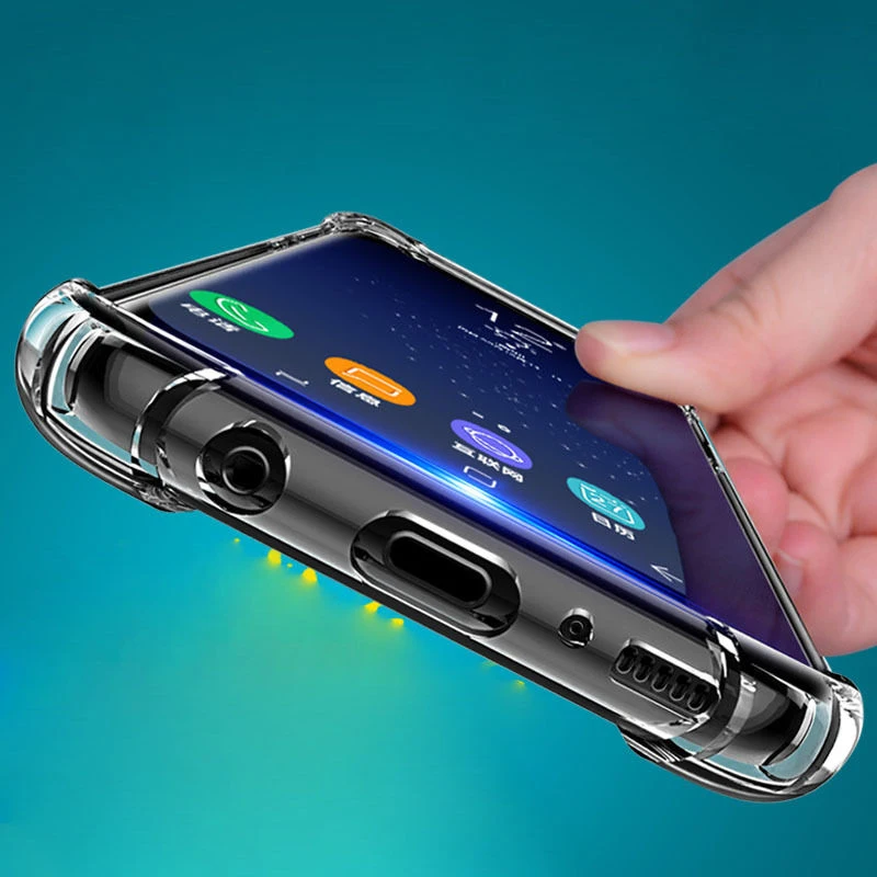 Противоударный прозрачный однотонный Мягкий силиконовый чехол s для samsung Galaxy Note 8