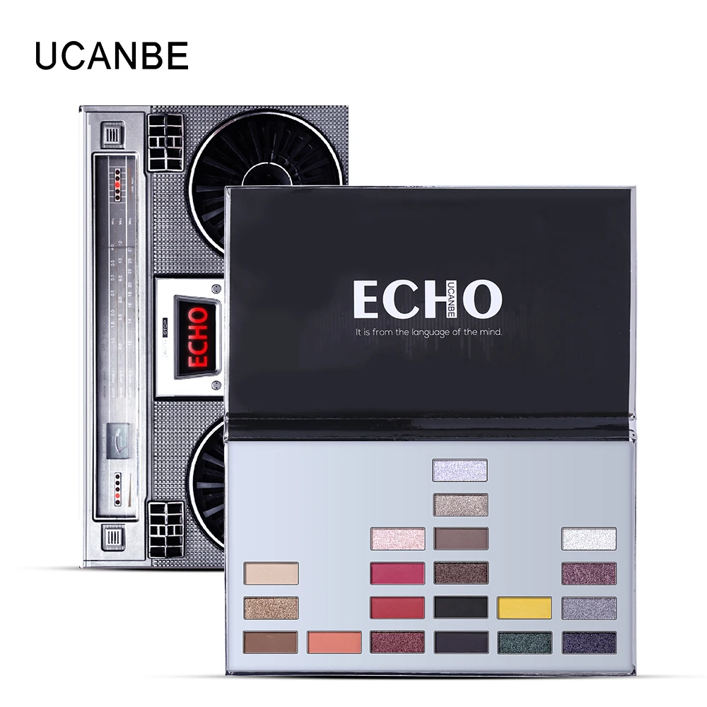 UCANBE Echo тени для век 20 цветов Мягкая матовая палитра теней длинный износ