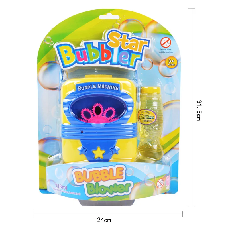 

New Children Bubble Machine Automatic Bubble Maker Durable Bubbles Blower for Christmas Parties Wedding