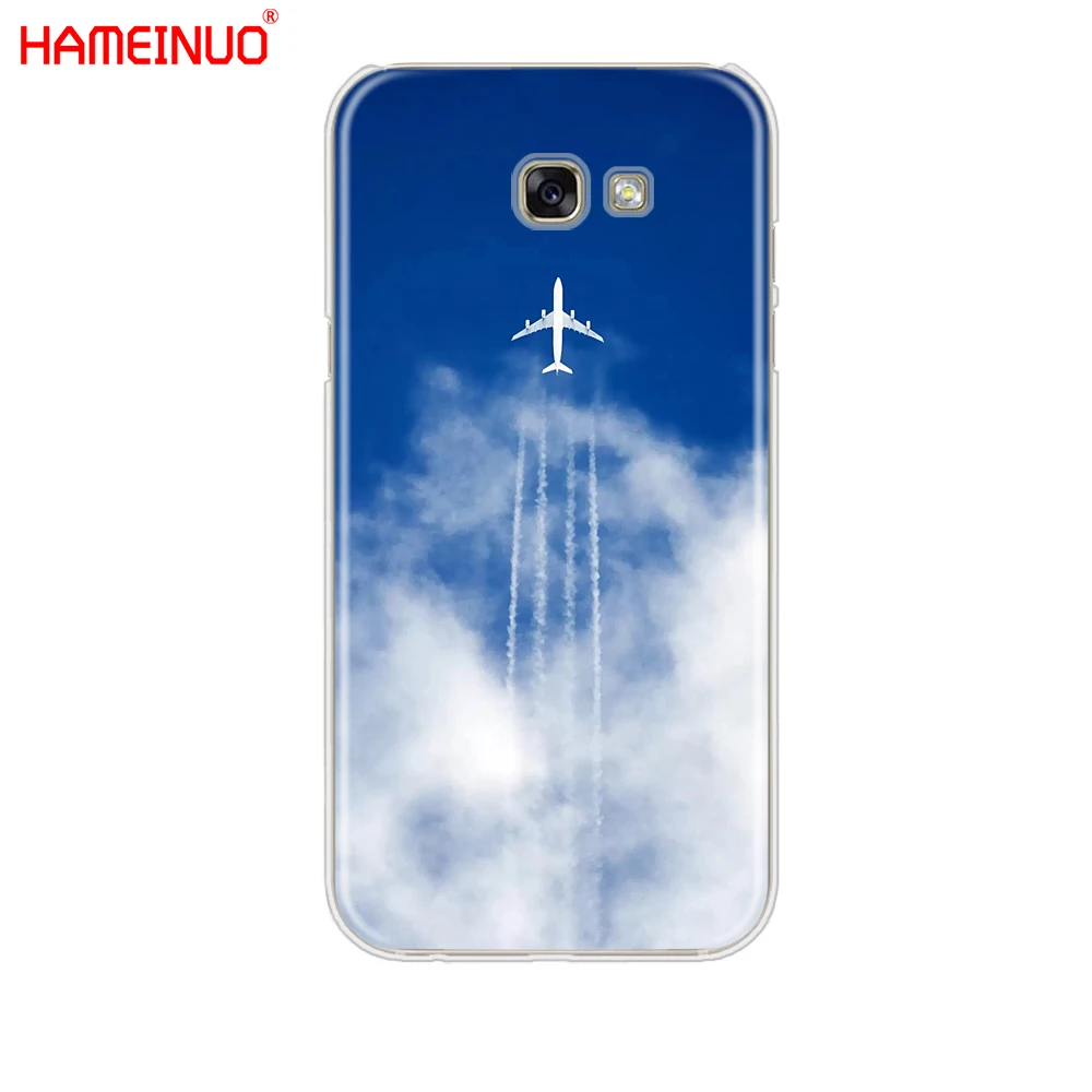 Чехол для мобильного телефона HAMEINUO Airplane fly travel cloud Sky чехол Samsung Galaxy A3 A310 A5 A510 A7 A8 A9