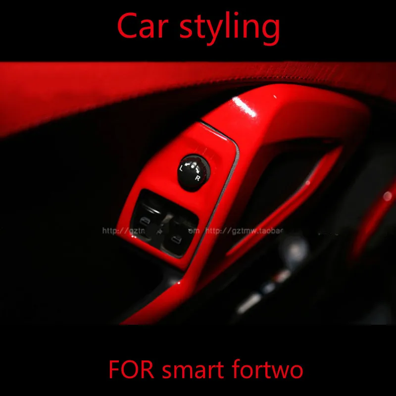 Для Smart Fortwo автомобильный Стайлинг из углеродного волокна 3D для интерьера