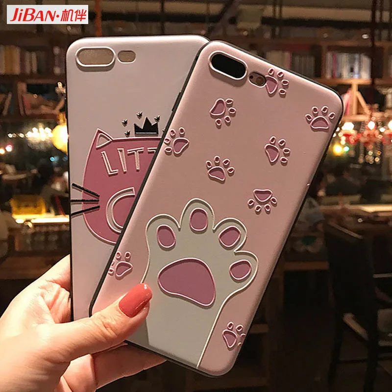 JIBAN For Honor Magic2 Wholesale Crown Powder Cat Silicone Scrub Case Mate 20pro 10pro 9 Huawei P20 Nova4 Nova3e Cover |