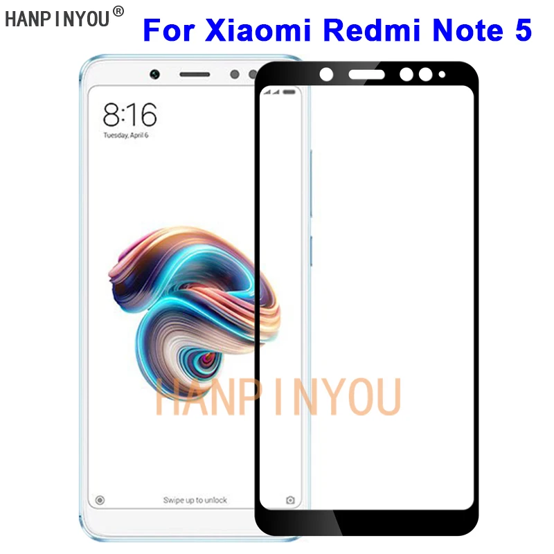 Для Xiaomi Redmi Note 5 AI двойная камера 99 &quot9 H твердость 2.5D полное покрытие закаленное