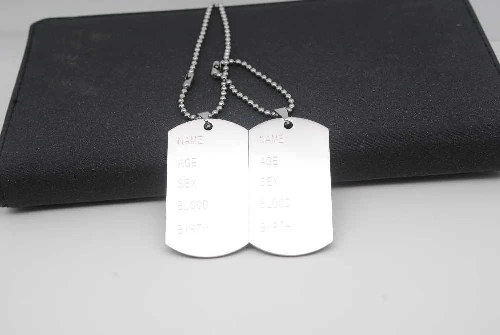 Мужская подвеска жетон из нержавеющей стали 316l|jewelry necklace silver|jewelry cases for necklacesnecklace
