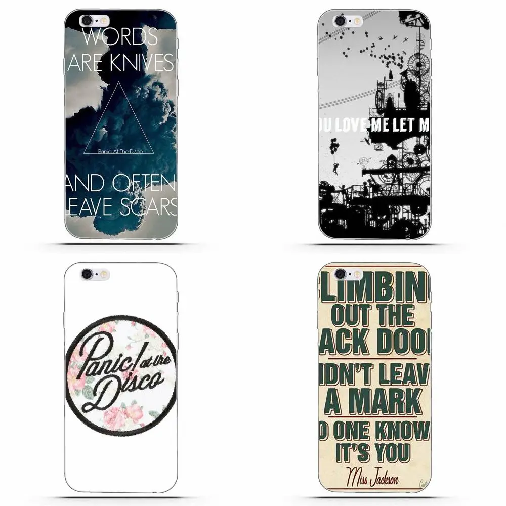 Для Xiao mi Red 5 4A 3 S Pro 4 4i 5s Max Mix 2 Note Plus мягкий TPU розничная продажа Новая мода Panic At The Disco