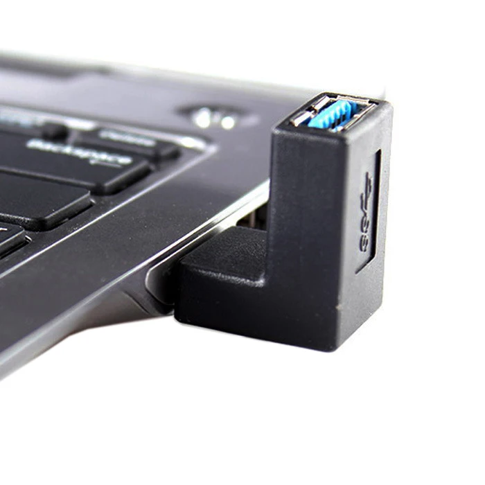 

Xiwai Low Profile 90 Degree Left Right Angled USB 3.0 A Male To Female Adapter Connector For Laptop PC