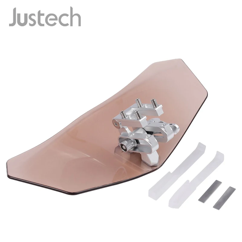 Jutech мотоцикл ветер экран дефлектор лобовое стекло для всех мотоциклов гоночный