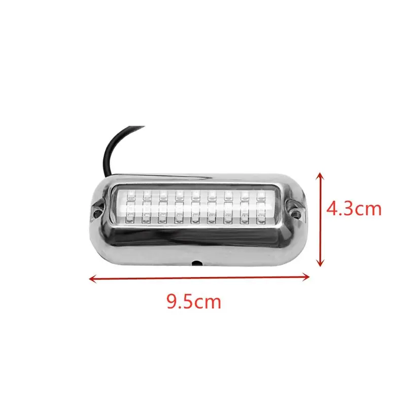 

LED Waterproof Pontoon Marine Transom Color Underwater Light Boat Light Bar Yacht Styling Work Lamp