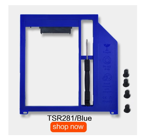 TISHRIC для Macbook Pro 1" 15" 1" Superdrive 9,5 мм кассета SATA Корпус для 2-го 2,5 HDD SSD жесткий диск Оптический отсек Optibay чехол