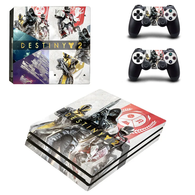 Destiny 2 PS4 Pro кожи Vinilo Стикеры PS 4 Play station 4 Pro Стикеры s домашнего декора для PlayStation4 Pro SLIM консоли и два геймпада