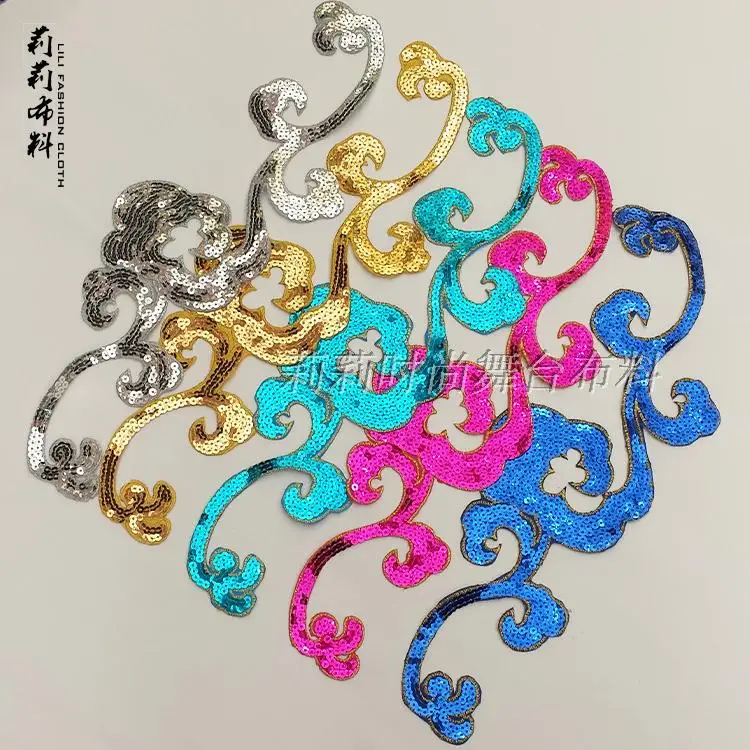 Паста Xiangyun тканевая с большими блестками паста рисунком облаков для квадратных