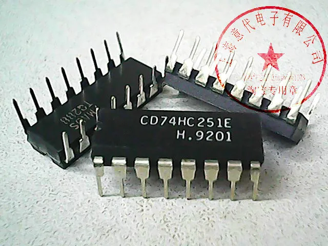 25 шт. CD74HC251E 74HC251 оригинал в наличии высокая скорость CMOS логика 8 вход