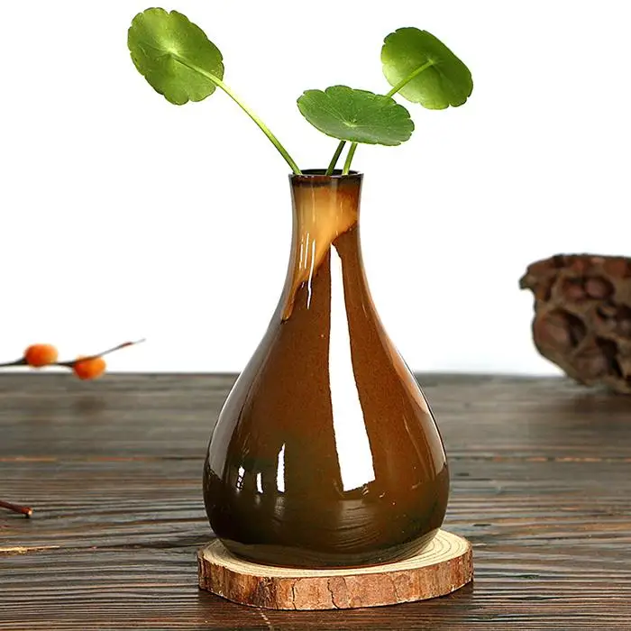 Керамическая глина для дома украшения Цветочная ваза в ретро стиле бесплатная