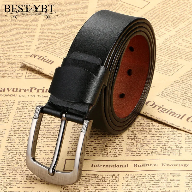 Лучший YBT мужской ремень из искусственной кожи сплав пряжка деловые дела Спорт на