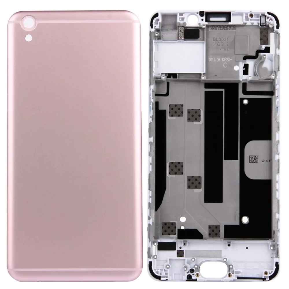 IPartsBuy Новый OPPO R9 Plus задняя крышка аккумулятора + передний корпус ЖК рамка