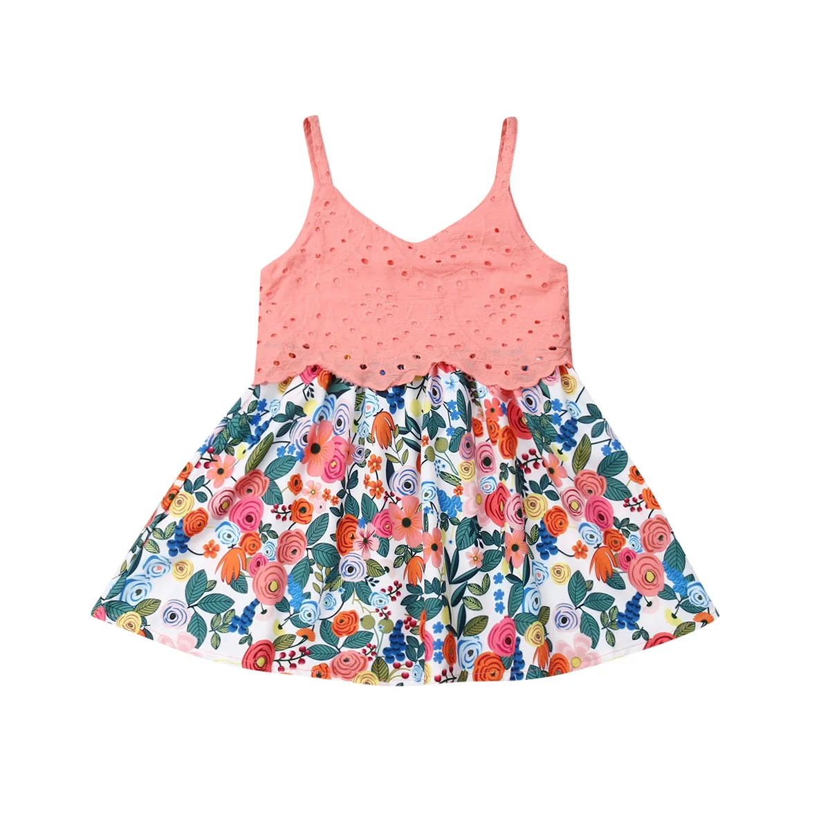 Платье для девочек платье пачка с цветочным принтом маленьких вечернее
