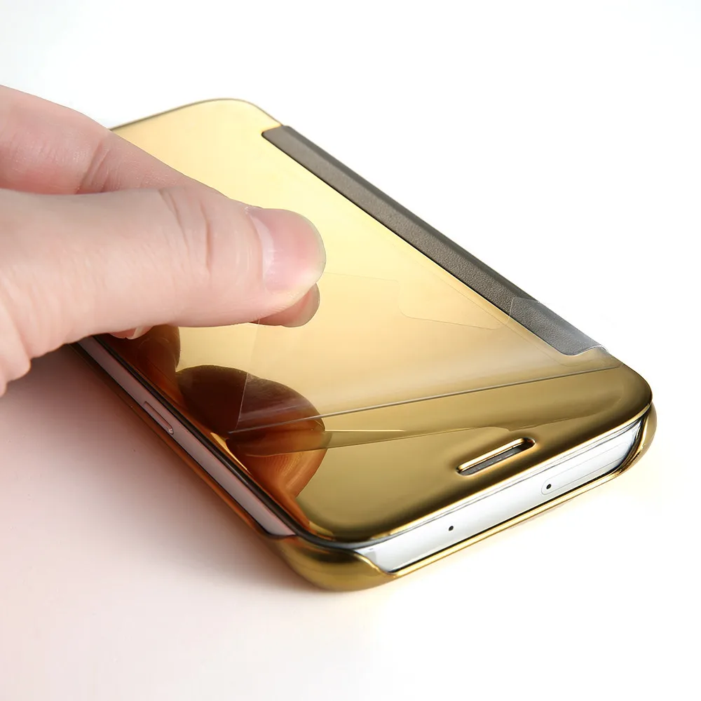 KISSCASE стеклянный зеркальный чехол для телефона Samsung Galaxy S8 Plus S7 S6 Edge J5 J7 J3 A3 A5 A7 2015 2016