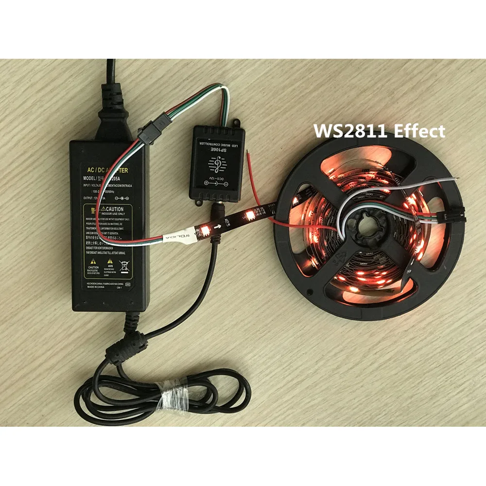 Светодиодный 5 V 12 симфония светодиодные полосы света РФ беспроводной