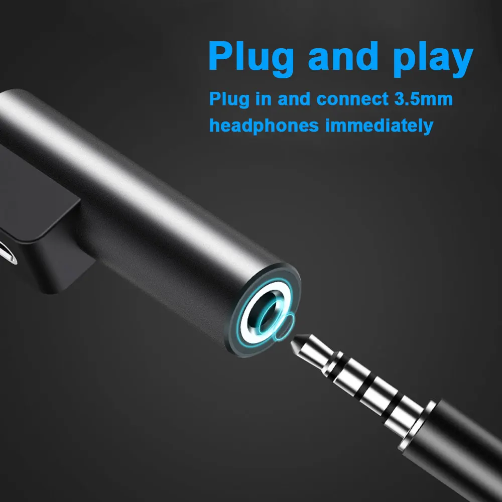 2 в 1 Usb Type C адаптер зарядное устройство аудио кабель Тип до 3 5 мм разъем для