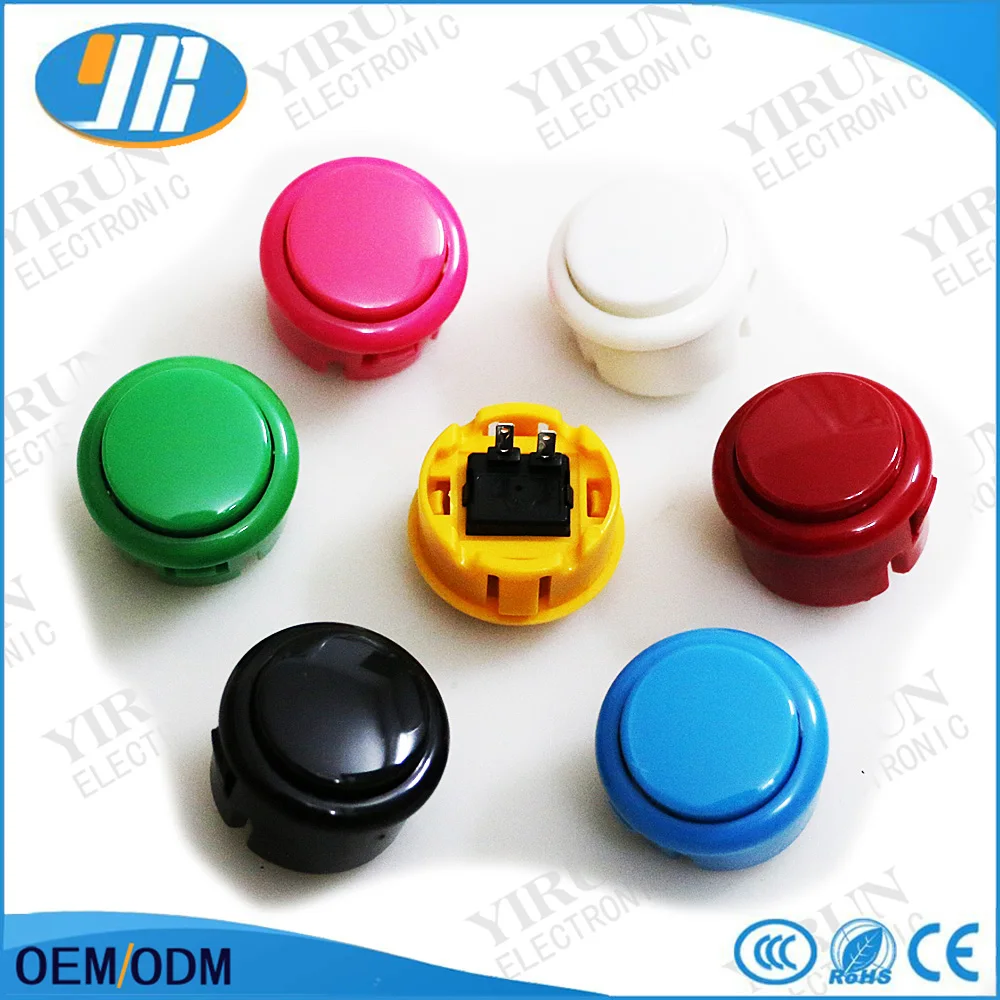 Набор сделай сам для аркадных игр джойстик с 8 нажимными кнопками USB-адаптер