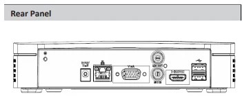 Сетевой видеорегистратор Dahua 4 канала 8 канальный EZ-IP NVR Смарт 1U H.265 Сетевой Видео Регистраторы до 8MP разрешение для EZ-IP камеры IP системы