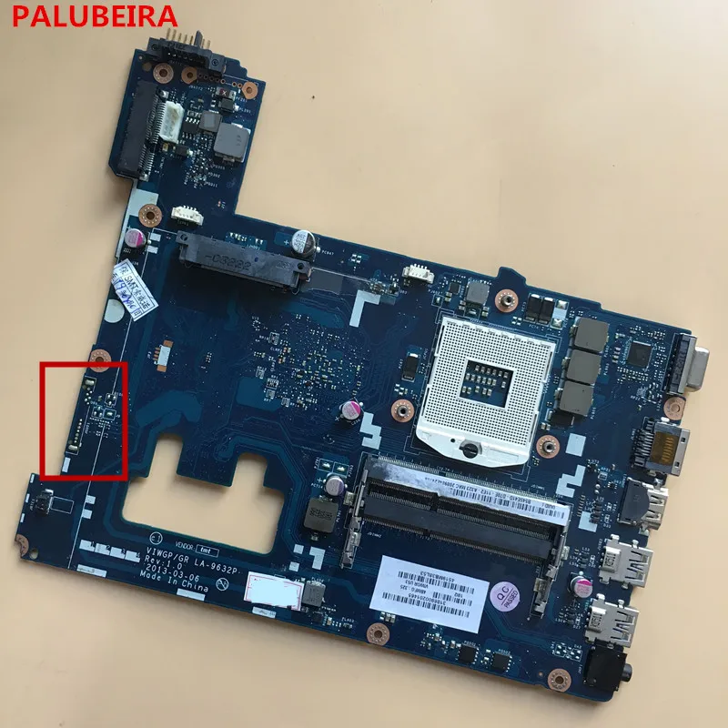 PALUBEIRA Бесплатная доставка LA 9632P для Lenovo G500 материнская плата ноутбука HM76 PGA989 VIWGP/GR