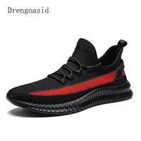 new flying woven men casual shoes summer spring autumn breathable sneakers men air cushion mesh sports shoes trend men shoes
