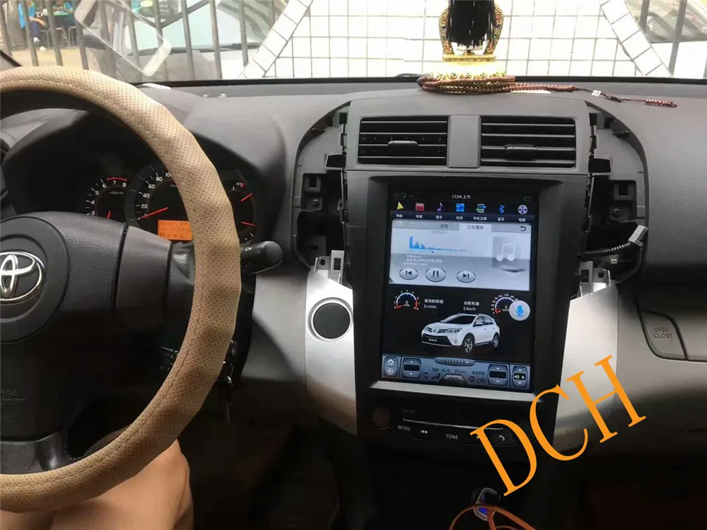 10,4 ''вертикальный экран Tesla стиль Android 8,1 автомобильный DVD gps навигация радио для Toyota RAV4 rav 4 2006-2012 PX6 CARPLAY ips