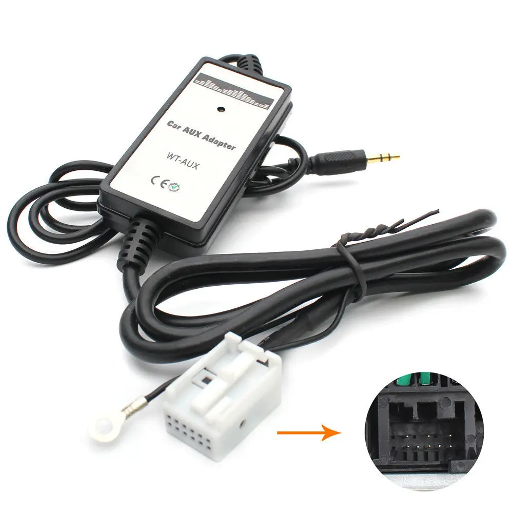 Автомобильный CD MP3 плеер Moonet интерфейс IPOD адаптер AUX кабель для V.W Skoda Seat Quadlock QX090|car