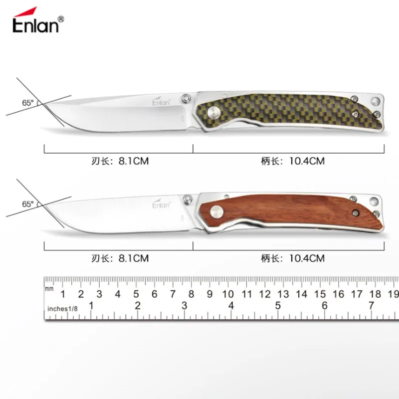 Enlan L103 58 60HRC 8Cr13MoV лезвие G10 ручка складной нож тактический для охоты на природе