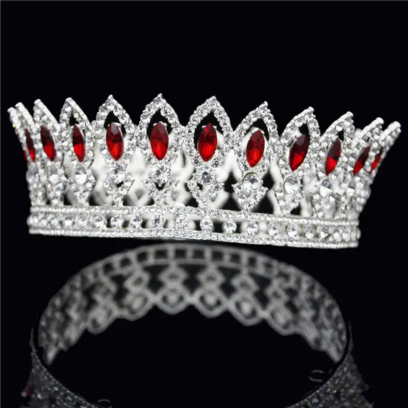 Baroque Vintage Bride Crown Wedding Diadem Queen King Tiaras and Crowns Headbands Prom Party Hair Jewelry Accessories | Украшения и
