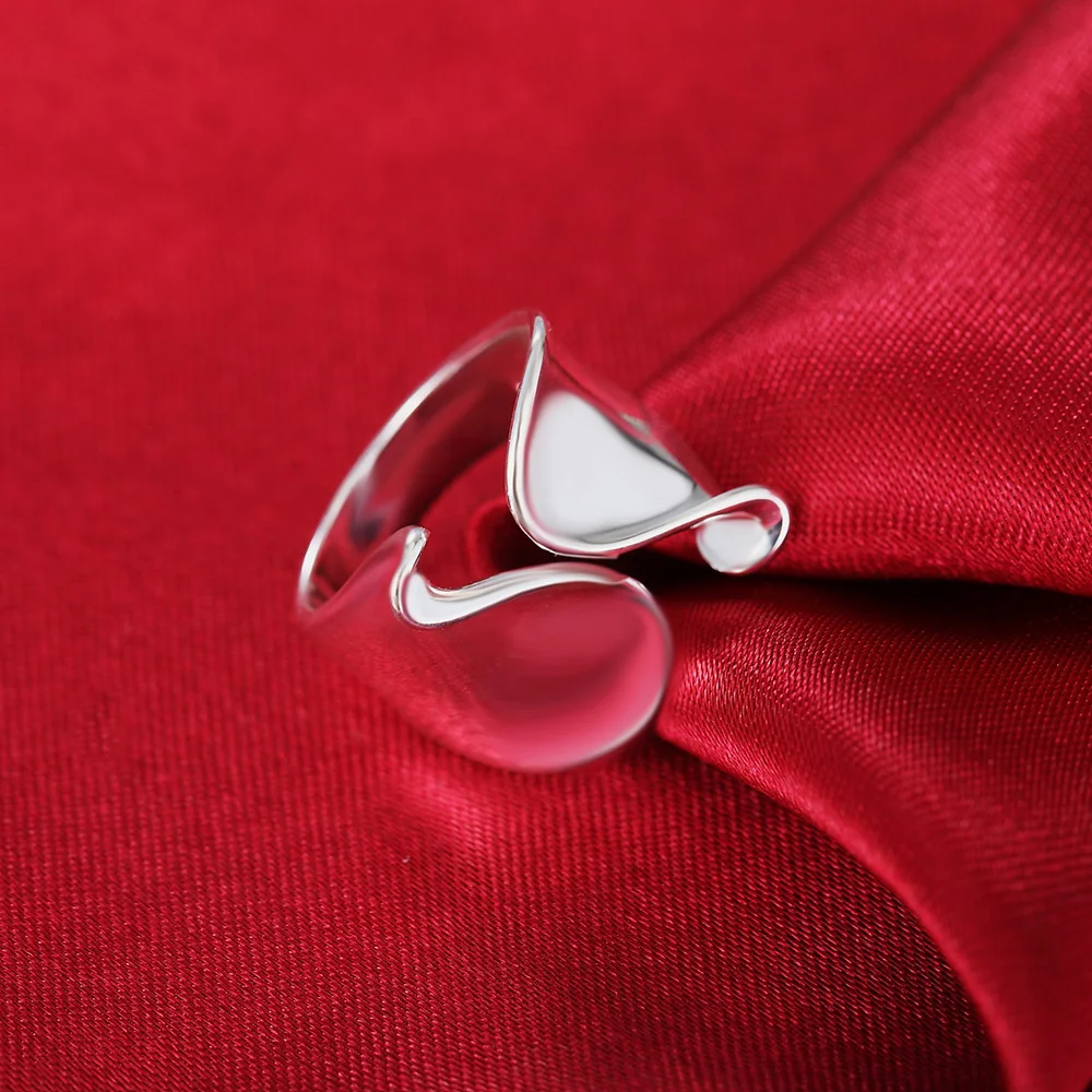 Kiteal wholesale silver fingers Thumb ring resizable opening unisex jewelry Top quality unique stamp 925 | Украшения и аксессуары